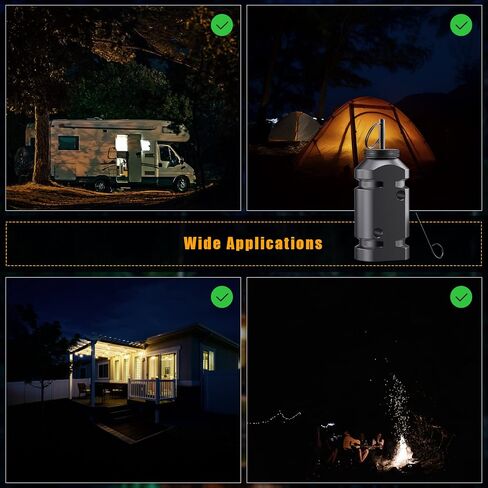 Trip Alarm, Perimeter Trip Alarm, 12 Gauge Camping Trip Wire Alarm Device, Early Warning Security System for Camping and Property Safety/Bear Deterrent,Camping Safety Trip Alarm（Adapter Not Included in Kuwait