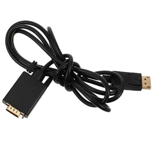 Display Interface to Vga Converter Cable Plastic Black 1.8m Plug and Play in Kuwait