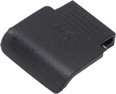 Camera Memory Card Cover, Protective Storage Card Slot Replacement for D3100, with Spring and Iron Sheets, Black Plastic Material in Saudi Arabia