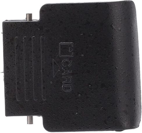 Camera Memory Card Cover, Protective Storage Card Slot Replacement for D3100, with Spring and Iron Sheets, Black Plastic Material in Saudi Arabia