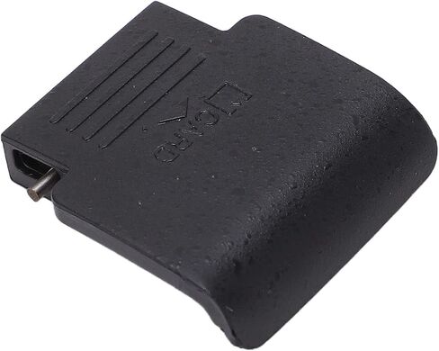 Camera Memory Card Cover, Protective Storage Card Slot Replacement for D3100, with Spring and Iron Sheets, Black Plastic Material in Saudi Arabia