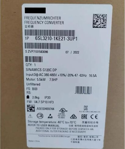 SMOCONE Expedited 6SL3210-1KE21-3UP1 New and Sealed in Box 6SL32101KE213UP1 1 Year Warranty in Kuwait