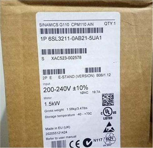 SMOCONE Expedited 6SL3211-0AB21-5UA1 New and Sealed in Box 6SL32110AB215UA1 1 Year Warranty in Kuwait