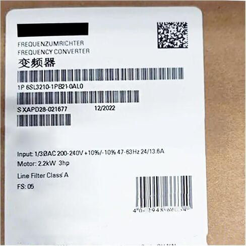 SMOCONE Expedited 6SL3210-1PB21-0AL0 New and Sealed in Box 6SL32101PB210AL0 1 Year Warranty in Kuwait