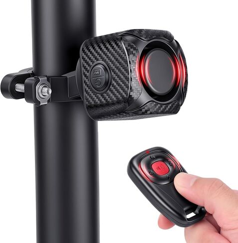 WSDCAM Two-Way Bike Alarm 120dB, USB-C Rechargeable with Remote in Saudi Arabia