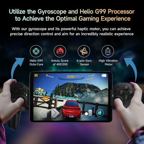 ALLDOCUBE Android 14 Tablet, 8.4 inch Helio G99 iPlay 60 Mini Pro Tablet, 16GB RAM 256GB ROM 512GB Expandable, FHD 1920x1200 Display, Widevine L1, 6050mAh, 5MP/13MP Camera, 4G LTE Bluetooth 5.2 in Kuwait