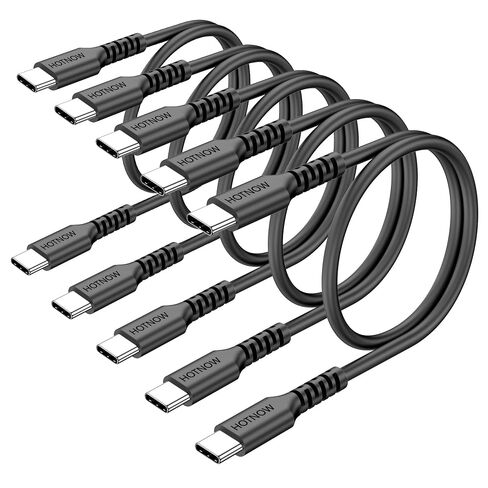 USB C to USB C Cable 0.5FT 5Pack,Short 6inch USB-C 60W Fast Charging Cords in Kuwait