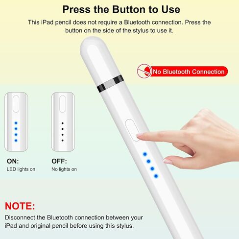 Pencil 1st Generation for iPad (2026-2018), iPad Pencil USB C Fast Charging in Kuwait