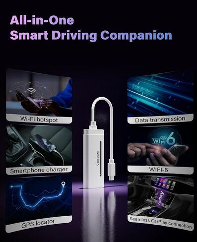GlocalMe UniCord Pro USB C WiFi 6 Mobile Hotspot and MeowGo G50Max 5G Mobile Hotspot, NTN Satellite Communication(SMS), Portable WiFi Hotspot for Travel in 200+ Regions in Kuwait