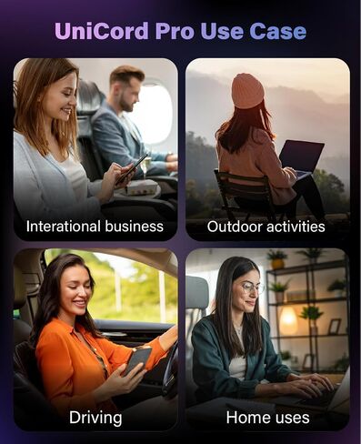GlocalMe UniCord Pro USB C WiFi 6 Mobile Hotspot and MeowGo G50Max 5G Mobile Hotspot, NTN Satellite Communication(SMS), Portable WiFi Hotspot for Travel in 200+ Regions in Kuwait