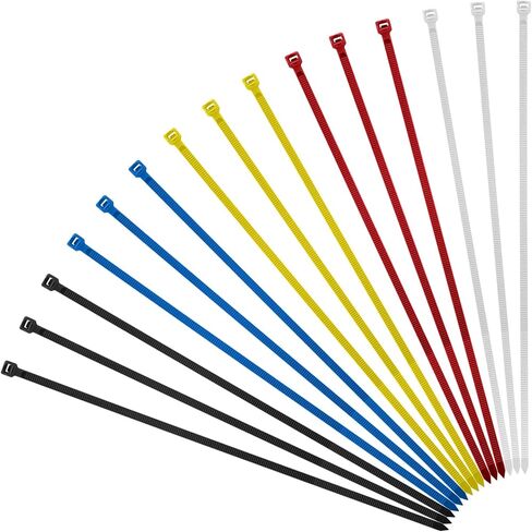 100PCS 14 Inch Colored Zip Ties, 120LBS Strength Heavy Duty, PA66 Nylon in Kuwait