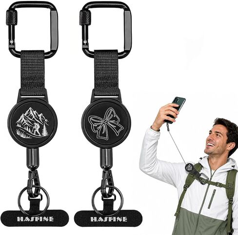 Anti-Theft Phone Tether with Retractable Steel Lanyard & Tether Tab in Kuwait