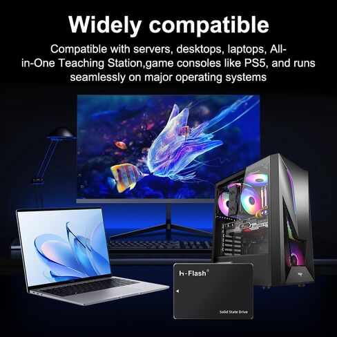 120GB SATA SSD, 2.5'' SSD SATA III 6 Gb/s Internal Solid State Drive Up to 550 MB/s 3D TLC Cache for Laptop and PC Desktop Performance Boost (120GB, 2.5 inch) (480GBx10, 2.5 inch) in Kuwait