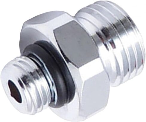 Scuba Diving Adapter Direct Joint Snorkeling Silver Diving Accessories Wear Resistant Converter Male 3/8-24 to Male 9/16-18 Adapter Fitments in Kuwait