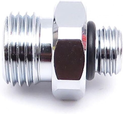 Scuba Diving Adapter Direct Joint Snorkeling Silver Diving Accessories Wear Resistant Converter Male 3/8-24 to Male 9/16-18 Adapter Fitments in Kuwait