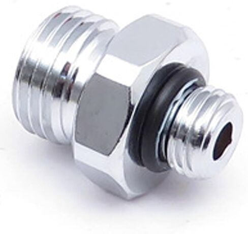 Scuba Diving Adapter Direct Joint Snorkeling Silver Diving Accessories Wear Resistant Converter Male 3/8-24 to Male 9/16-18 Adapter Fitments in Kuwait