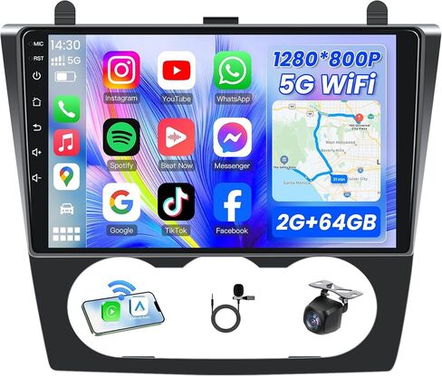 4 + 64GB ROM Car Radio Stereo for Nissan Altima 2007-2012: Upgrade 5G-WiFi in Kuwait