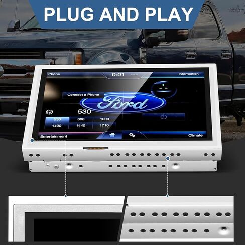 8" Sync 2 Touchscreen LCD Display Replecement for 2012-2015 Ford C-Max Explorer Escape Focus Navigation Radio CJ5T-18B955-FC DS7Z10D885FA in Kuwait