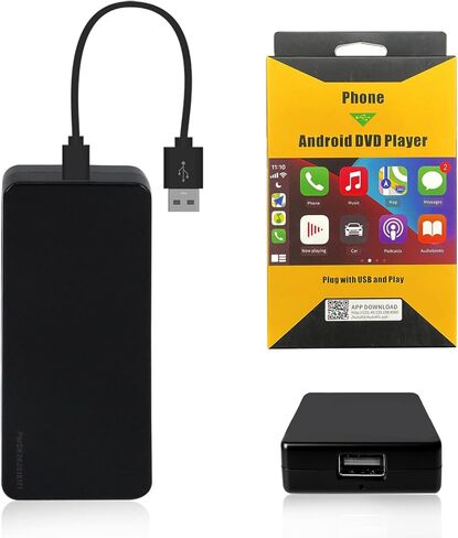 Wired CarPlay Adapter USB Dongle for Car Radio with Android Version 4.2 or Above Connection for Wired CarPlay Mirroring Compatible with iOS and Android Phone System Wired Mirroring in Saudi Arabia