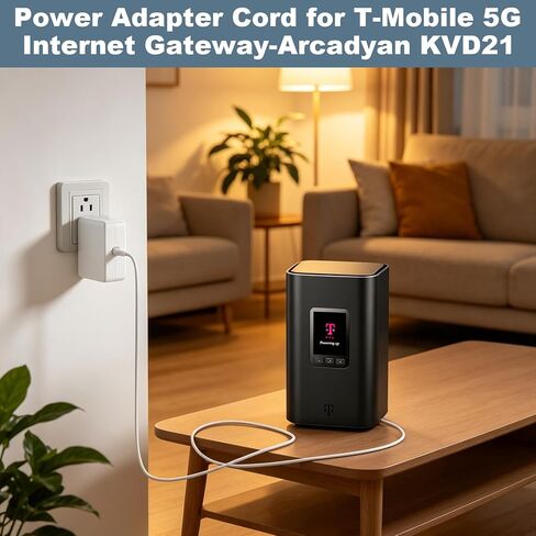 Power Cord for Tmobile Internet Compatible with Tmobile 5G Internet Gateway - Arcadyan KVD21 Home Internet WiFi Box Power Adapter Charger in Kuwait