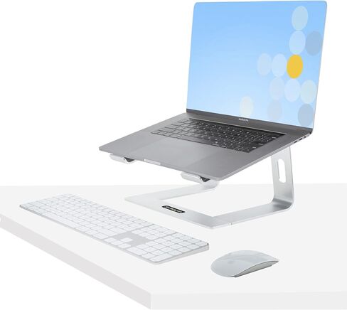 StarTech Laptop Stand, Ergonomic Laptop Riser, Aluminum, Silver, Dell XPS in Kuwait
