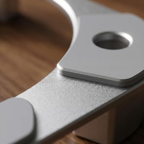 Mac mini Expansion Base Stand, Aluminum Alloy Material, Silver with Auxiliary Power On Button, for Mac mini M1/M2/M2 Pro in Kuwait