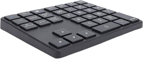MAVIS LAVEN 35 Keys Numeric Keypad with 2.4G Wireless, BT5.0 BT3.0 Number Pad, 350mAh Battery, Type C Charging for Laptop Desktop Smartphone (Black) in Kuwait