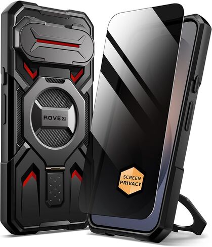 TONGATE Magnetic for Pixel 11 Pro XL Case with Stand & Camera Cover, Black in Kuwait