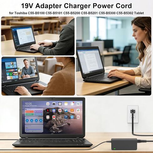 19V 2.53A Charger Power Supply for Toshiba Laptop C55-B5100 C55-B5101 in Saudi Arabia