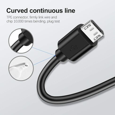 USB Charging Cable Compatible for Verizon Ellipsis 7/8/10 Tablet,Verizon Jetpack Mobile Hotspot AC791L,EPIK Learning Tab 7"Kids 8"Kids Tablet Adapter Cord in Kuwait