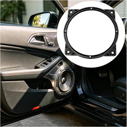 6.5Inch Front Door Speaker Adapter Bracket Spacer Ring Fits for Hyundai Kia in Kuwait