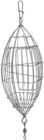 ‌Stainless Steel Bait Cage Feeder Holder – 3 Sizes for Carp Fishing with Shrimp & Crab Baits, Durable Metal Lure Trap Basket for Bottom Rigs in Kuwait