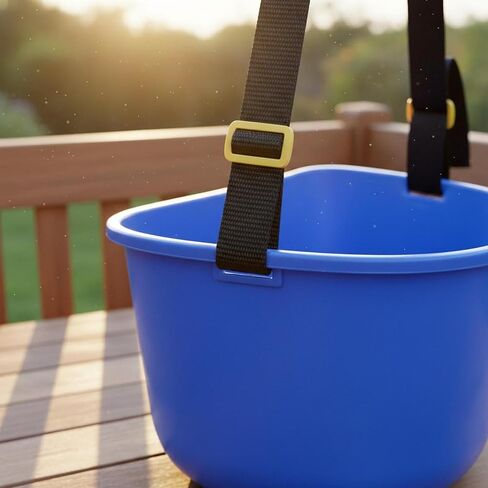 Fruit Picking Bucket Container Large Capacity Multifunctional with Adjustable Strap for Farming Fruit in Kuwait