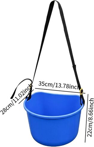 Fruit Picking Bucket Container Large Capacity Multifunctional with Adjustable Strap for Farming Fruit in Kuwait