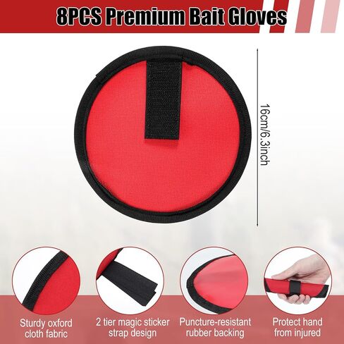 8 Pcs Lure Wrap, 5.9 Inch Fishing Hook Covers Fishing Hook Cover Protector Guard to Keep Fishermen Safe for Rod in Saudi Arabia