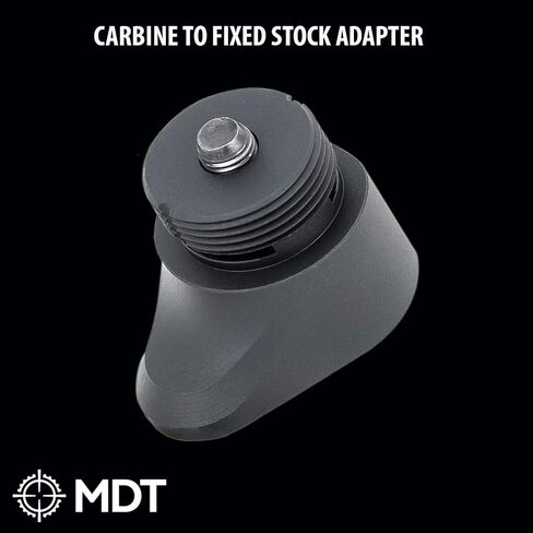 MDT Hunting Firearm to Fixed Stock Adapter, Compatible Hunting Firearm Interface Chassis, Increases Length of Pull by 0.75", Black (102254-BLK) in Kuwait