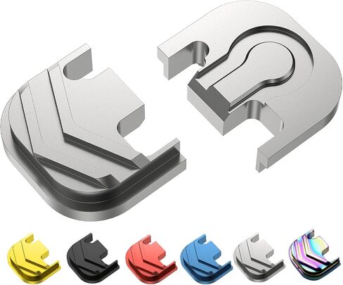 Slide/Upper Cover Back Plate for Glock Gen 1,2,3,4 Aluminum (Silver) in Kuwait