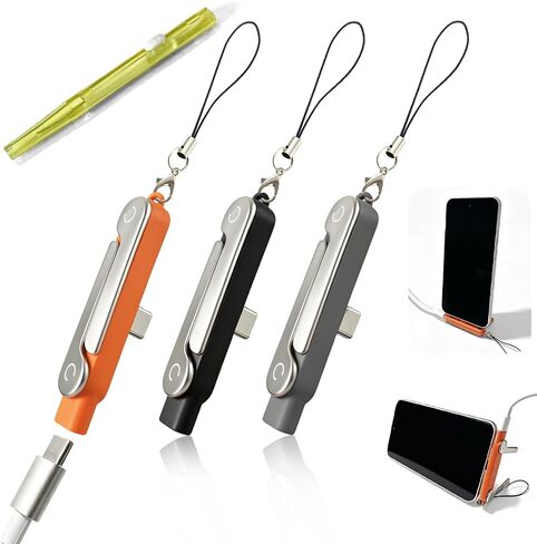 4 Pcs 240W USB C to USB C Invisible Stand Charger, 2 In 1 Foldable Holder in Kuwait