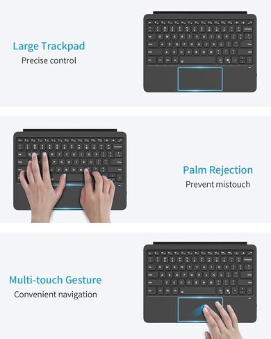 TiMOVO Keyboard for Microsoft Surface pro 12" 2025, Black in Kuwait