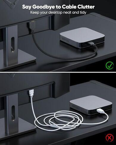 Short HDMI Cable 1FT 10K 8K@60Hz, Small HDMI 2.1 Cable 1 Foot in Kuwait