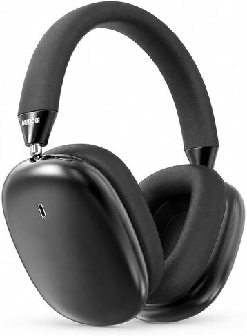 Wireless Over Ear Headphones,Active Noise Cancelling,Bluetooth 100H,Silver in Kuwait