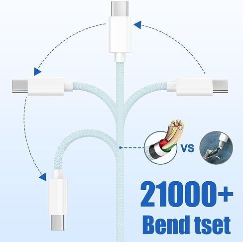 [Apple MFi Certified] 40W iPhone 17 Charger,USB C Wall Charger Cable in Kuwait