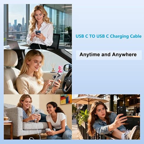 [Apple MFi Certified] 40W iPhone 17 Charger,USB C Wall Charger Cable in Kuwait
