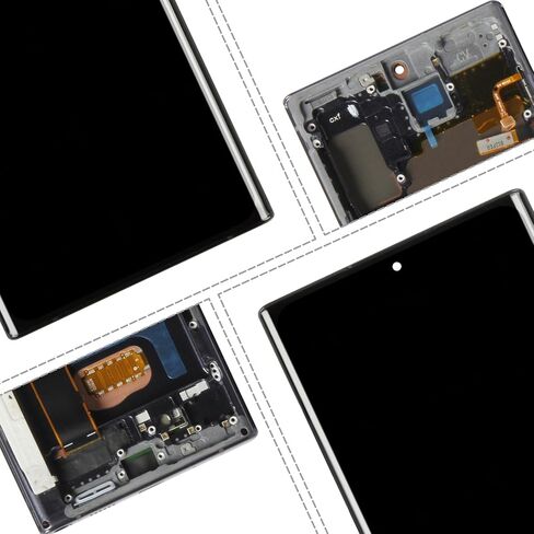 OLED for Samsung Galaxy Note 10 Plus Screen Replacement with Frame,Black in Kuwait