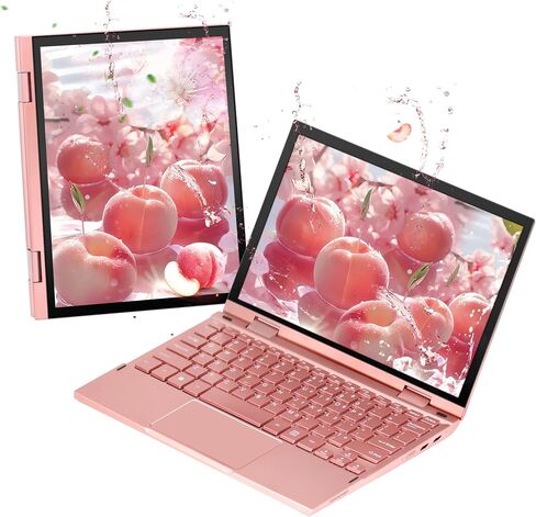 10.95" 2K Touchscreen 2-in-1 Rose Gold Laptop for School & Office in Kuwait