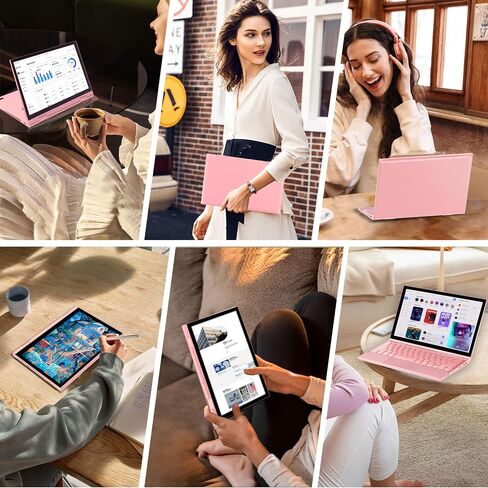 10.95" 2K Touchscreen 2-in-1 Rose Gold Laptop for School & Office in Kuwait