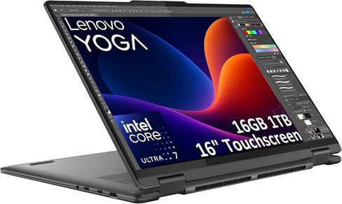 Lenovo Yoga 7i, 16" 2-in-1 Laptop, Intel Ultra 7 155U, 16GB DDR5, 1TB SSD in Kuwait