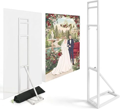 Thickened Wedding Backdrop Stand Heavy Duty Metal Arch with Weight Bag in Kuwait