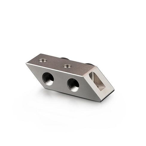 Thermal Grizzly DeltaMate Terminal – Brass Nickel‑Plated Through Terminal for DeltaMate GPU Water Blocks, G1/4 Inlet & Outlet on Top and Bottom, Includes O‑Rings and Plugs in Kuwait