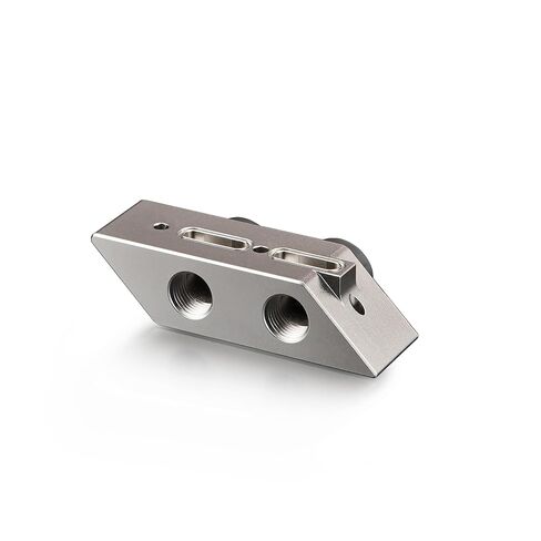 Thermal Grizzly DeltaMate Terminal – Brass Nickel‑Plated Through Terminal for DeltaMate GPU Water Blocks, G1/4 Inlet & Outlet on Top and Bottom, Includes O‑Rings and Plugs in Kuwait
